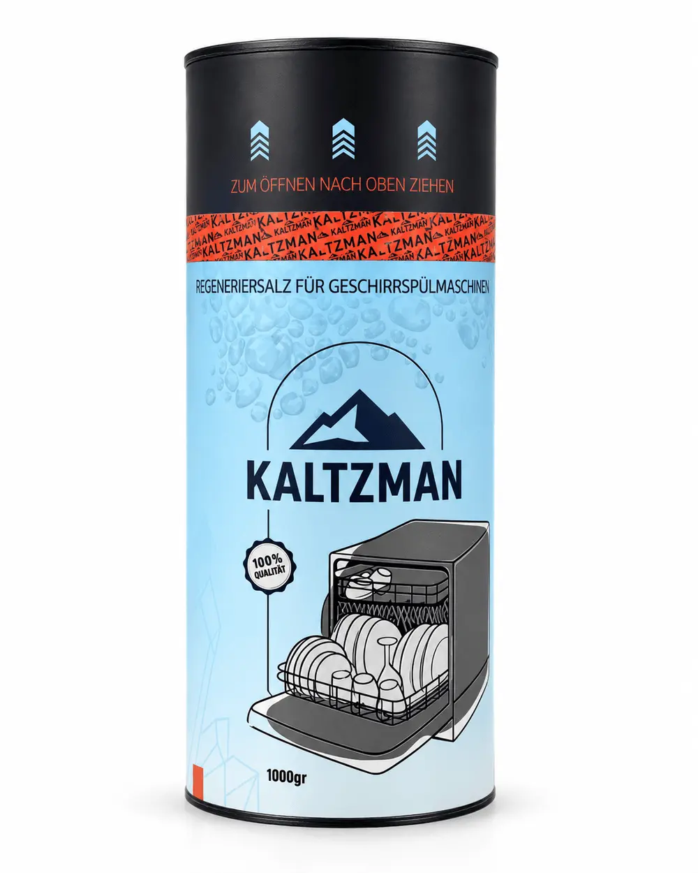 KALTZMAN Spülmaschinensalz 1000 g – Vorderseite